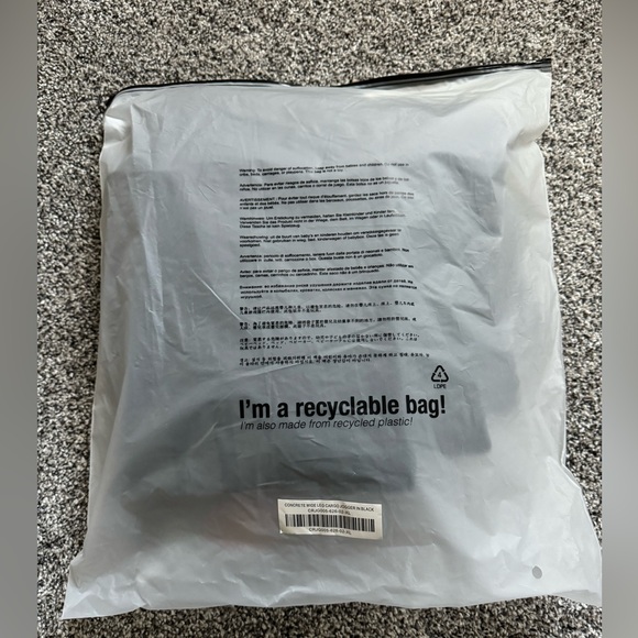 Civil Regime - Concrete Wide Leg Cargo Jogger - XL - Picture 6 of 6